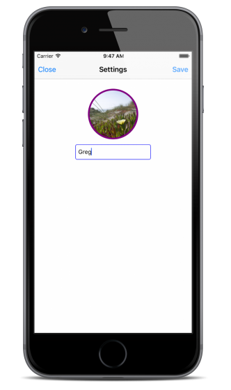 Profile Settings